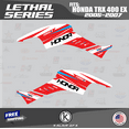 thumbnail image 3 of Kalair GFX Graphics Kit for Honda ATV TRX 400EX (2005-2007) Lethal Series, 3 of 5