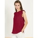 thumbnail image 4 of Blusa Elegante Sin Mangas Vintage Allegra K Borgoña L, 4 of 6
