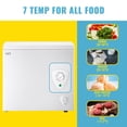 thumbnail image 3 of WANAI 165L Chest Freezer Small Deep Freeze with 7 Gears Temp Control & 3 Baskets for Office Dorm Kitchen White, 3 of 9