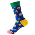 thumbnail image 2 of Funky Socks, Fun Socks, Fun Socks for Woman, Novelty Socks for Woman, Colorful Socks, Men's Dress Funny Crazy Colorful Novelty Combed Cotton Crew Socks, F, 2 of 3