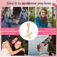 thumbnail image 6 of MULA Original S925 Sterling Silver Alphabet Letter X Charms Gold Plated Pave AAA CZ DIY Pendant fit Bracelets Gift for Women with Pouch, 6 of 6
