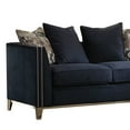 thumbnail image 7 of Acme Furniture Loveseat (w/4 Pillows), Blue Fabric 52831, 7 of 7