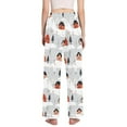 thumbnail image 3 of FORMRS Women's Pajama Pants with Pockets Soft Comfy Loungewear Sleep Bottom, Sizes S-2XL, Cartoon Red Houses, 3 of 8