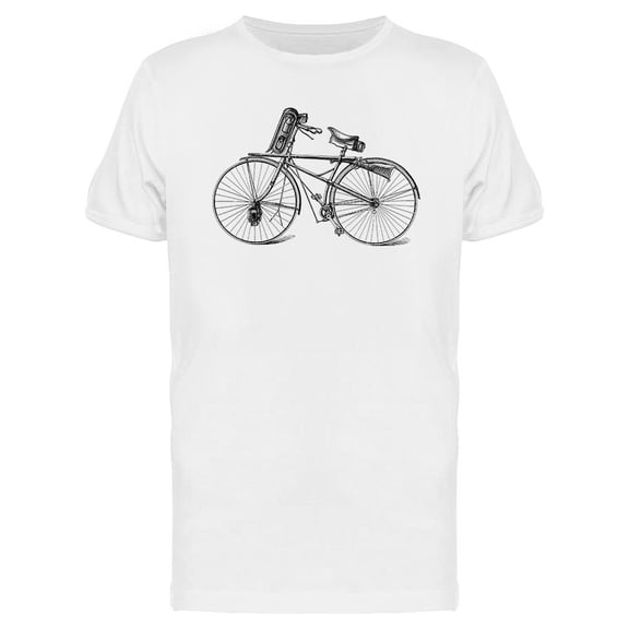 Old Military Bicycle T-Shirt Men -Image by Shutterstock, Male 3X-Large