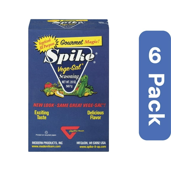 Spike Seasoning Vege-Sal 20 oz (Pack of 6)