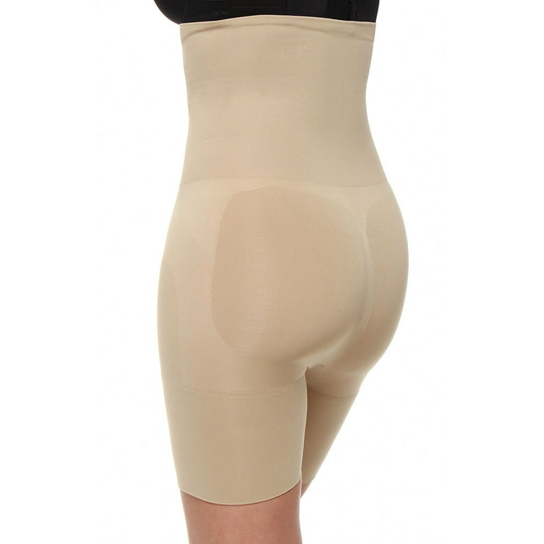 Women's Assets by Sara Blakely 231 Remarkable Results High Waist Mid-Thigh  Shaper (Black M) 