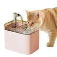 thumbnail image 2 of Leojiow Automatic Pet Water Dispenser With Usb Port Cat Dog Drinking Indoor Outdoor Filtered Circulating Water Dispenser 17X14X12.5Cm Pink4, 2 of 4