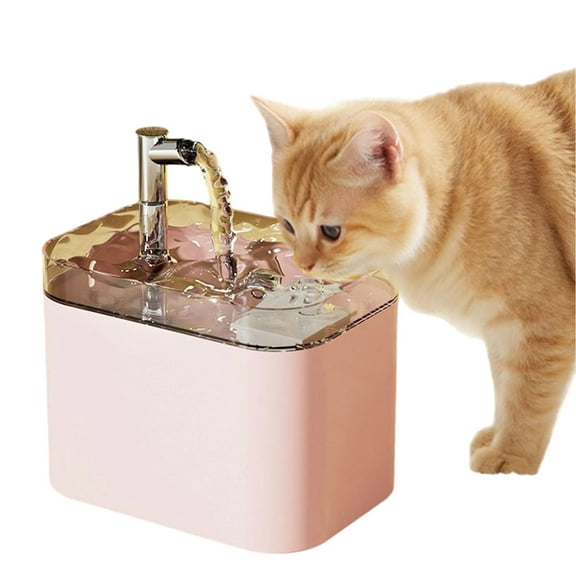 Automatic Pet Water Dispenser for Cats and Dogs with USB Port Indoor Outdoor Circulating Filtered Water and Quiet Operation for Home or Outdoors