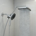 thumbnail image 2 of High Pressure Rain Shower Head: Upgrade Shower Heads with Handheld Spray Combo with Fixed Showerhead and 8 Sprays Handheld Shower Head, Detachable Shower head Built-in Magnetic Docking and Power Jets, 2 of 8