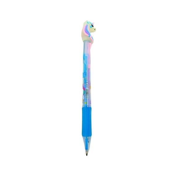 Unicorn Glitter Blue Ink Pen: 1CT