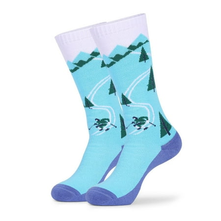 

YeccYuly Boys Girls Winter Warm Socks Kids Cotton Crew Socks Cartoon Bear Socks