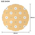 thumbnail image 6 of Fashionable Round Tablecloth 70x70in(178x178cm) – Waterproof Polyester Table Cover with Full Print Design, Wrinkle Resistant & Washable for Kitchen Dining Party Decor, 6 of 6