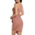 thumbnail image 3 of Aiyino Women's Fashion One Shoulder Ruched Bodycon Dresses Sexy Fitted Cocktail Party Dress, 3 of 7