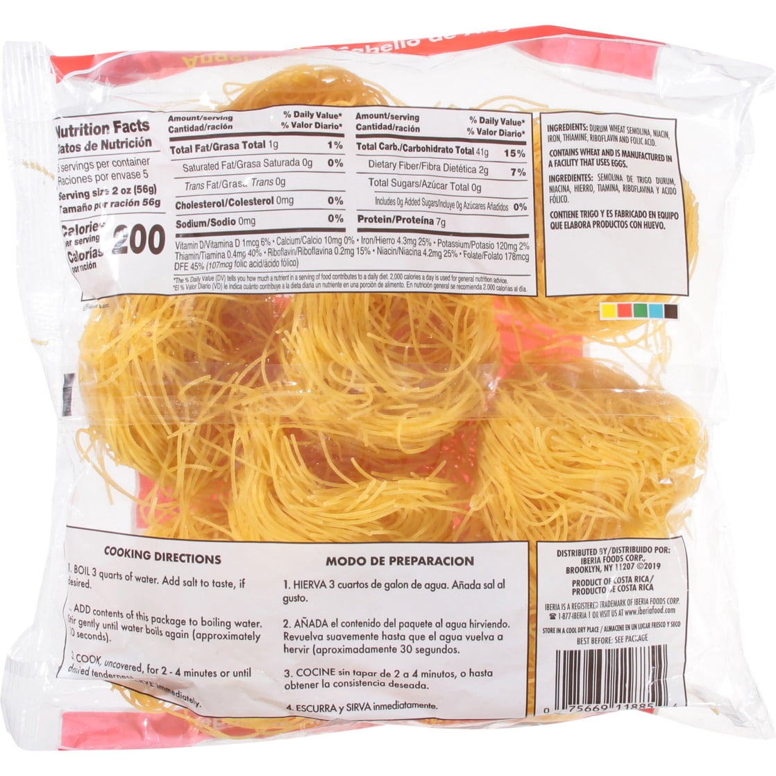 Iberia Angel Hair Pasta, 10 oz