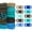 Surf City, variant on Craft County 550 Paracord Combo Crafting Kit with Buckles