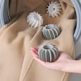 thumbnail image 1 of 4 Pcs 2023 Balles de Lessive Réutilisables Balles de Récurage pour Lessive pour Lavage, 1 Pce Balles de Machine en Silicone pour Vapeur et Sécheuse Balles pour Laveuse Balle de Lavage, 1 of 8
