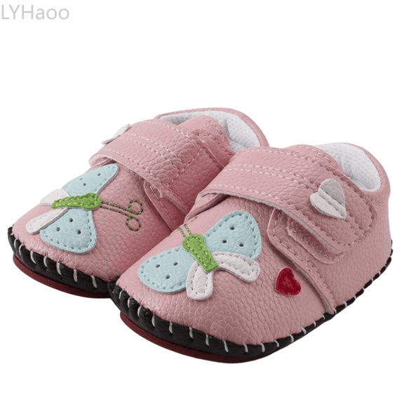 LYHaoo And Autumn Baby Shoes With Cartoon Rubber Soles Slip Toddler Shoes Baby Shoes For 0 18 Months Sizes 5 Toddler Blue(0-6 Months)