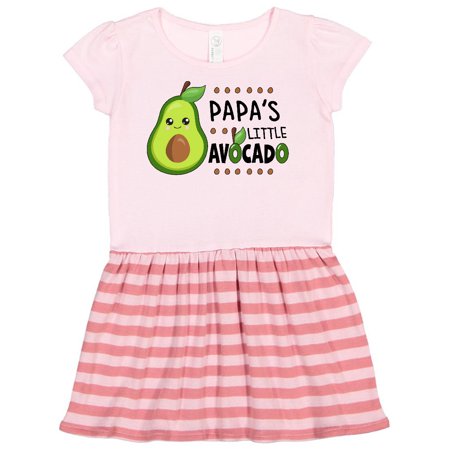 

Inktastic Papa s Little Avocado with Cute Baby Avocado Gift Toddler Girl Dress