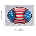 thumbnail image 2 of Tapestry Baseball American Flag for Bedroom Wall Hanging 60 X90 IN, 2 of 3