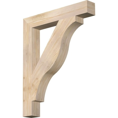 

Ekena Millwork 5 1/2 W x 38 D x 46 H Funston Block Smooth Bracket Douglas Fir