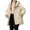 AB747 White, variant on Down Jacket For Girls Warm Zip Up Hooded Jackets Solid Color Daily Wear Outerwear Coat For Child Age 3-11 Years White