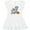AA-White, variant on Inktastic Halloween Dinosaur Mummy Girls Toddler Dress