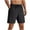 Dark Gray, variant on Men's Gym Shorts - Quick Dry Black Casual Basketball Shorts with Pockets for Running Workout Activewear
