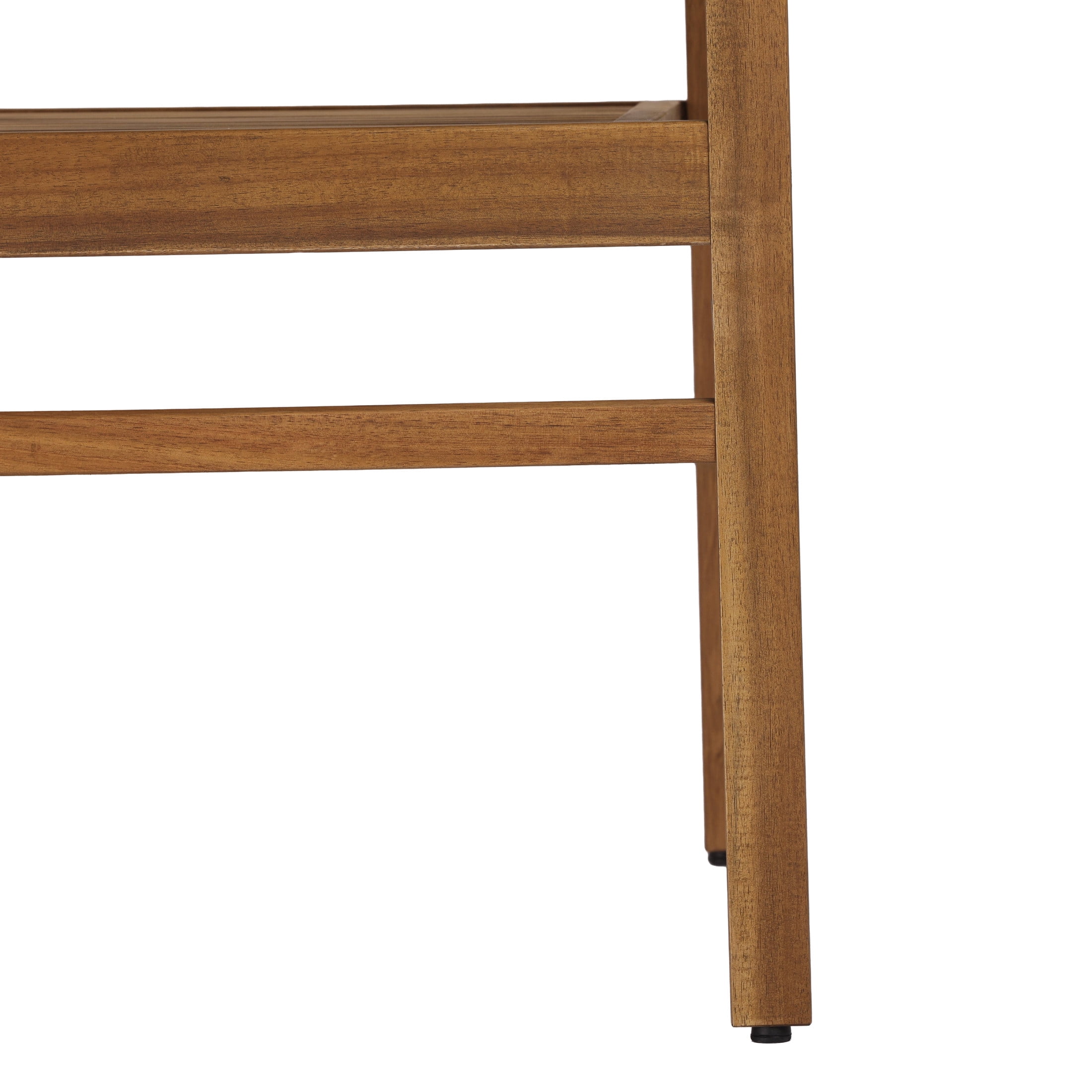 Christopher Knight Home 7-Piece Outdoor Dining Set, 67" Wood Table and Wicker Back Chairs, Natural Stained