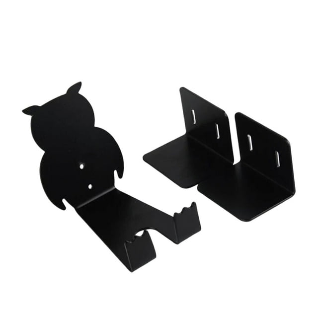 USHOBE Support de Rangement Porte-Vélos en Forme de Hibou Pliable en Alliage d'Aluminium Noir 1 Ensemble