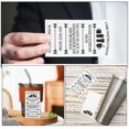 thumbnail image 2 of Tarjeta de mantenimiento para vasos de vidrio (40 unidades), instrucciones de cuidado para vasos de agua, guía de cuidado para vasos de vidrio, inserto para tazas de negocios, 2 of 7