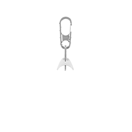 Jura - Carabiner with Anchor for Apple AirPods and AirPods Pro - Silver