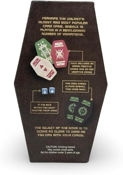 Galaxy's Edge Disney Star Wars Galaxy's Edge Certified SABACC Classic Card Game
