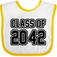 thumbnail image 3 of Inktastic Class of 2042 Boys or Girls Baby Bib, 3 of 4