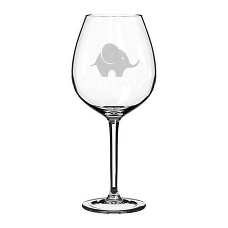 

Wine Glass Goblet Baby Elephant (20 oz Jumbo)