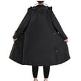 thumbnail image 6 of Aofany Hooded Rain Poncho Waterproof EVA Raincoat Jacket Rain Coat Portable Poncho Rainwear for Men Women Adults, 6 of 6