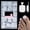 A1-Pure White, variant on Pure White Toenails Press On, 180Pcs Pre-buffed Soft Gel Press On Toenails Short Square Full Cover No Need Filing 15 Sizes White Fake Toenails Extensions for Women Home Salon Pedicure