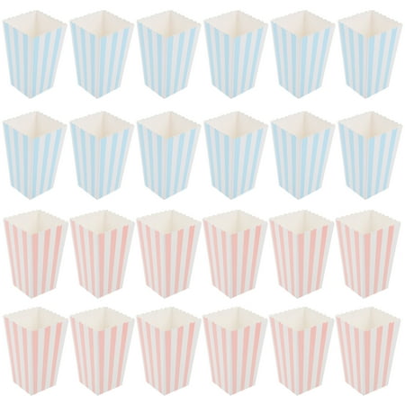 

24pcs Movie Theater Popcorn Boxes Paper Popcorn Boxes Popcorn Containers