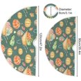 thumbnail image 3 of GZHJMY Thanksgiving Tree Skirt Pumpkin Xmas Tree Skirt Floor Door Round Mat Decorations for Holiday Party Home Christmas Day Ornaments, 35.4", 3 of 6