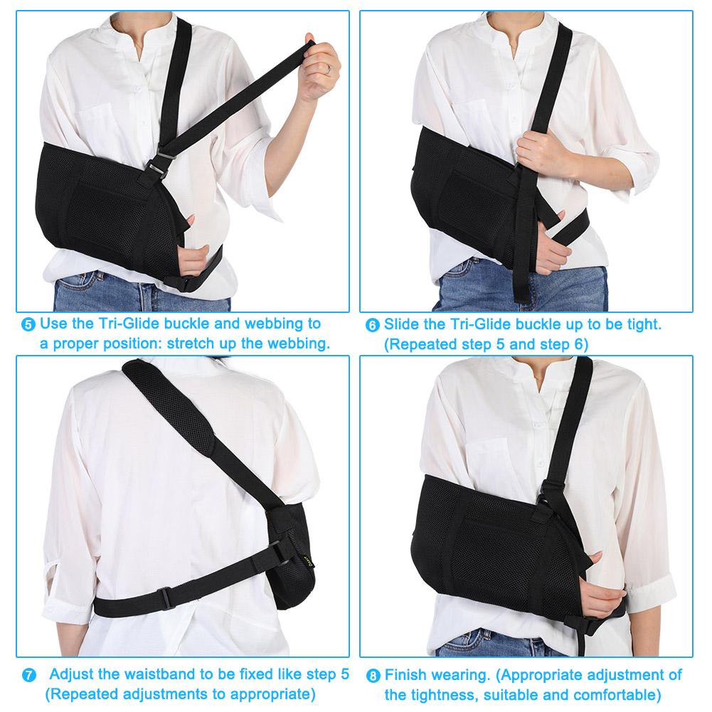 Herwey Arm Sling Arm Sling With Thumb Support Dislocated Shoulder Sling For Broken Arm Immobilizer Wrist Elbow Walmart Canada Herwey Arm Sling Arm Sling With Thumb Support Dislocated Shoulder Sling For Broken Arm Immobilizer Wrist Elbow Walmart Canada