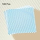 thumbnail image 3 of Uxcell 100 piezas de papel encerado cuadrado de 12" x 12" para envolver alimentos secos, papel para hornear sándwiches, cestas de picnic, envoltura de pan y hamburguesas, azul, 3 of 7