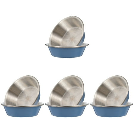 

HOMEMAXS 8 Pcs Household Dipping Bowls Stainless Steel Sauce Bowls Condiment Holders Kitchen Seasoning Dishes