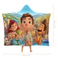 thumbnail image 2 of Luca Hooded Blanket Poncho Wearable Blanket Hoodie Cozy Soft Warm Flannel Fleece Throw Blanket for Women Men Boys Girls, 2 of 7