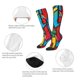 thumbnail image 3 of Fotbe Colorful Arrow Graffiti Pattern Calcetas Divertidas Estampadas para Hombre y Mujer, Calcetas de Algodón hasta la Rodilla para Caminar, Correr, Enfermería y Embarazo, 3 of 6