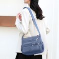 thumbnail image 2 of CAIXIA Messenger Bag For WomenSpacious Multi-Compartment Casual Messenger Crossbody Bag, Organized Pockets Comfort Strap Daily Purse, 2 of 8