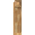 thumbnail image 2 of Ekena Millwork 8"W x 28"D x 32"H Traditional Rough Sawn Craftsman Outlooker, Western Red Cedar, 2 of 4