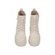 thumbnail image 2 of Botas Mujer Casuales Urbanas Real Jungle Tacón Cordones Beige 25, 2 of 4