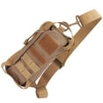 thumbnail image 3 of Bolso militar multifuncional de doble propósito en la cintura del pecho, bolso impermeable de material de nailon (bronceado) YUNYI BRAND  Deportes, 3 of 8