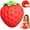 8in Strawberry, variant on 10In Giant Pickle Squishy, Jumbo Big Squishy Pickle Realistic Pickles Moldable Soft Squishys Slow Rising Stress Ball for Anxiety Stress Party Favor for Adults