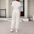 thumbnail image 6 of Mercatoo Toddler Kids Cotton Linen Harem Pants Baby Boys Girls Elastic Long Casual Loose Joggers Bloome𝐫s Summer Cute Baggy Pants, 6 of 6