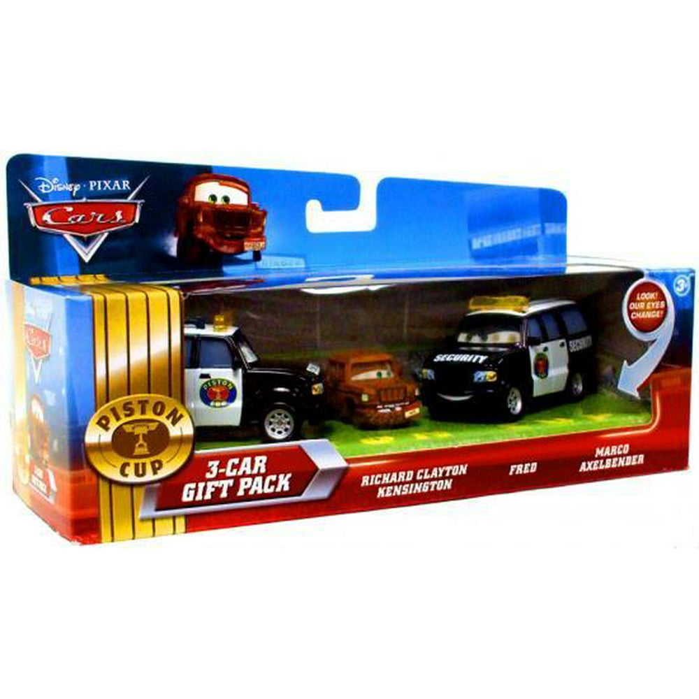 Disney Cars Piston Cup Diecast Gift Pack Car Set, 3 Pack